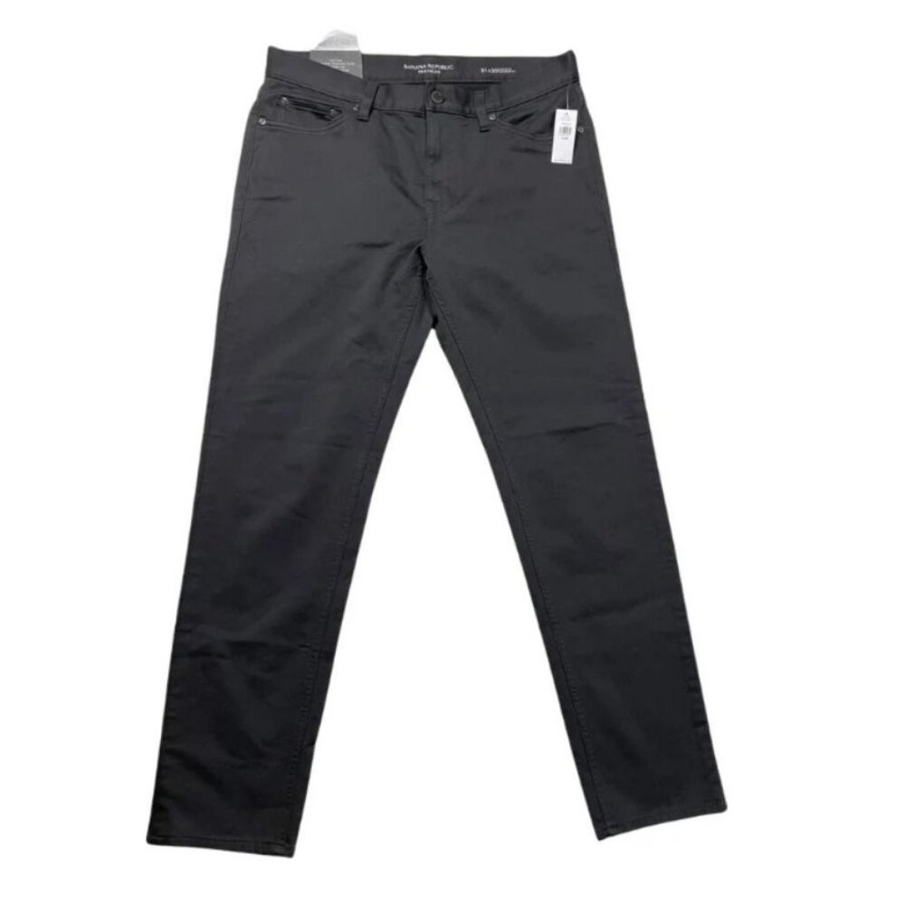 Banana Republic Traveler Pants Athletic Tapered Gray 31x30